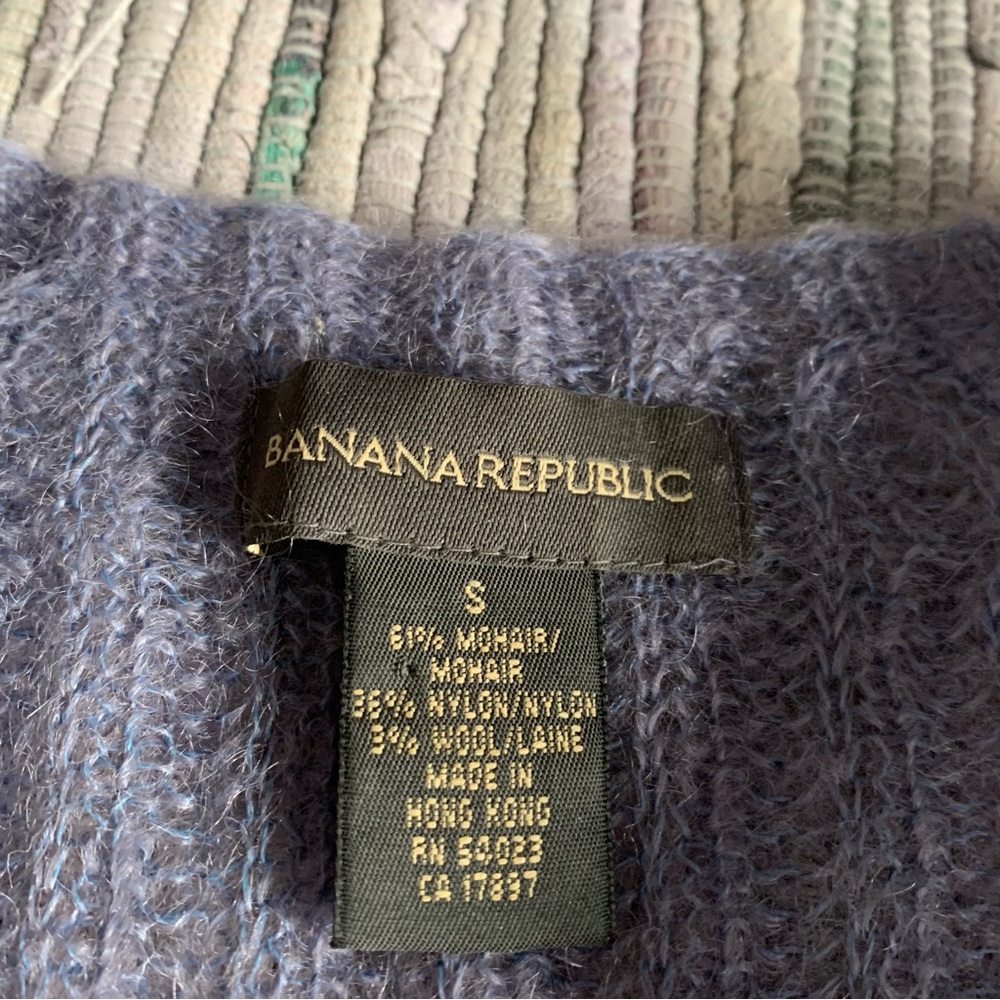 Vintage sweater Mohair Purple banana republic - Picture 3 of 8